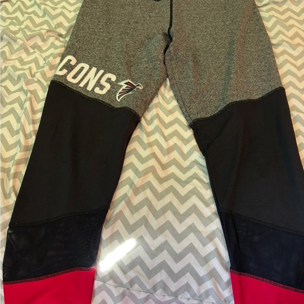 Kids Athletic Leggings in Gray, Black, and Red